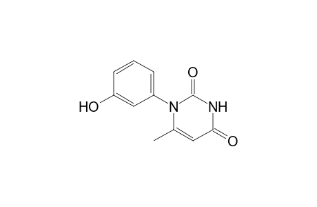 1-(3-hydroxyphenyl)-6-methyl-pyrimidine-2,4-dione