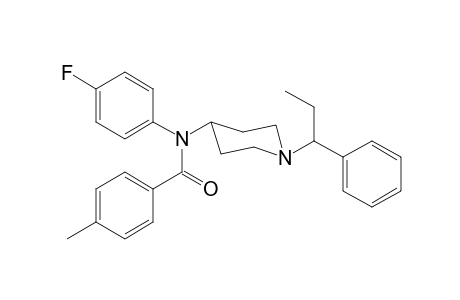 N-4-Fluorophenyl-N-[1-(1-phenylpropyl)piperidin-4-yl]-4-methylbenzamide