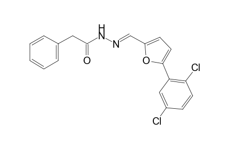 N-[(E)-[5-(2,5-dichlorophenyl)-2-furanyl]methylideneamino]-2-phenylacetamide