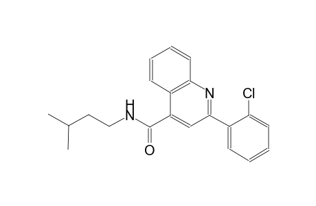 2-(2-chlorophenyl)-N-isopentyl-4-quinolinecarboxamide