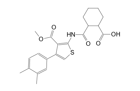 2-({[4-(3,4-dimethylphenyl)-3-(methoxycarbonyl)-2-thienyl]amino}carbonyl)cyclohexanecarboxylic acid