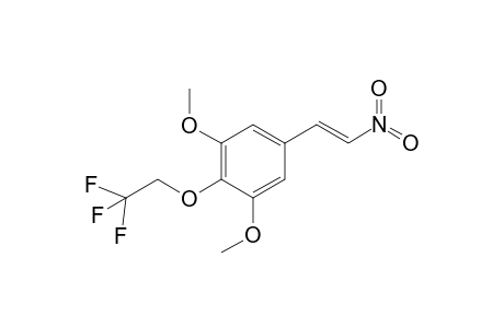 1,3-Dimethoxy-5-((E)-2-nitro-vinyl)-2-(2,2,2-trifluoro-ethoxy)-benzene