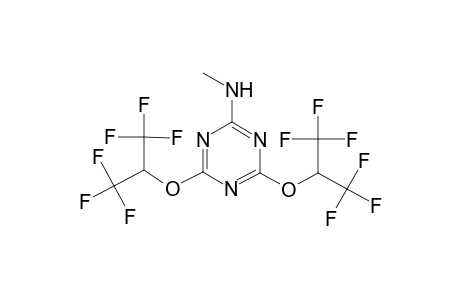 N-Methyl-4,6-bis[2,2,2-trifluoro-1-(trifluoromethyl)ethoxy]-1,3,5-triazin-2-amine
