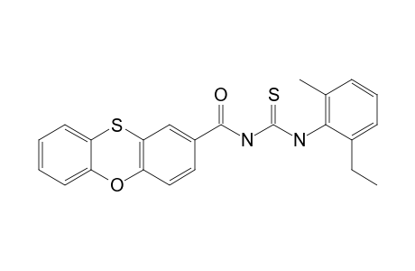 N-(PHENOXATHIIN-2-CARBONYL)-N'-(6-ETHYL-2-METHYLPHENYL)-THIOUREA