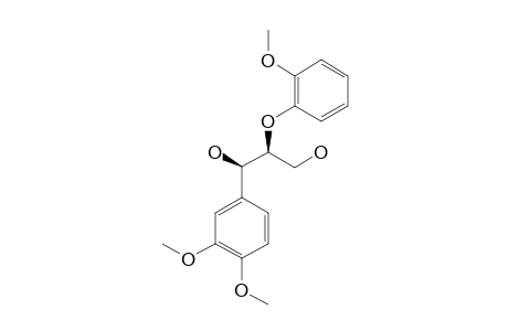 (1R,2S)-1-(3,4-dimethoxyphenyl)-2-(2-methoxyphenoxy)propane-1,3-diol