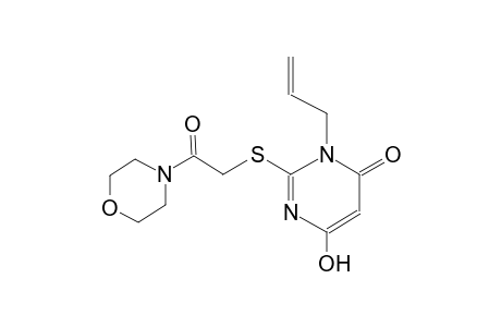 3-allyl-6-hydroxy-2-{[2-(4-morpholinyl)-2-oxoethyl]sulfanyl}-4(3H)-pyrimidinone