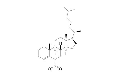 Cholest-4-ene, 6-nitro-, (6.alpha.)-