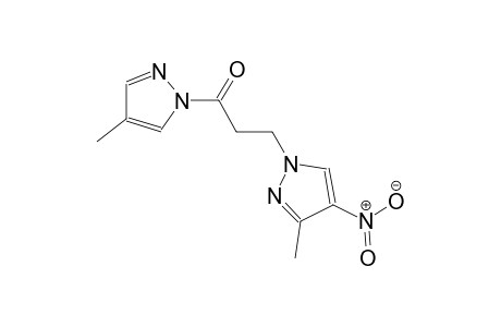 3-methyl-1-[3-(4-methyl-1H-pyrazol-1-yl)-3-oxopropyl]-4-nitro-1H-pyrazole