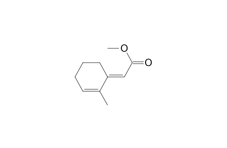 Acetic acid, (2-methyl-2-cyclohexen-1-ylidene)-, methyl ester