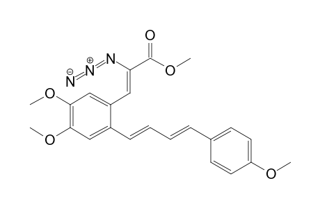 Methyl .alpha.-azido-2-[4'-(4"-methoxyphenyl)buta-1',3'-dienyl]-4,5-dimethoxycinnamate