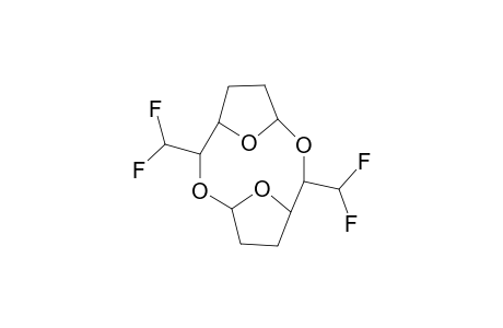 (1S*,3S*,4S*,7S*,9S*,10S*)-3,9-Bis(difluoromethyl)-2,8,13,14-tetraoxatricyclo[8.2.1.114,7]tetradecane