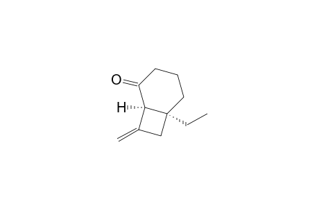 (1R*,6S*)-6-Ethyl-8-methylenebicyclo[4.2.0]octan-2-one