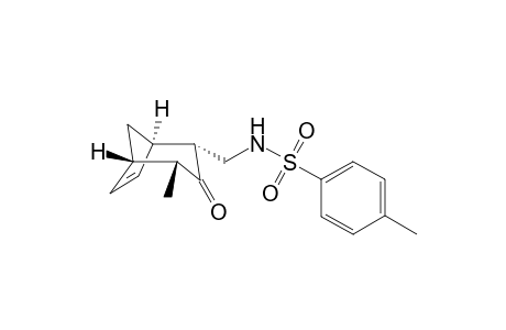 4-Methyl-N-(((1R*,2R*,4R*,5S*)-4-methyl-3-oxobicyclo[3.2.1]oct-6-en-2-yl)methyl)benzenesulfonamide