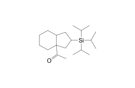 1-Acetyl-8-triisopropylsilylbicyclo[4.3.0]nonane