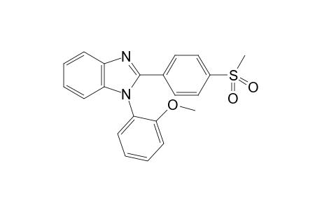 1-(2-Methoxyphenyl)-2-(4-(methylsulfonyl)phenyl)-1H-benzo[d]imidazole