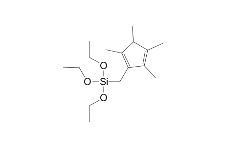 [(1,2,4,5-Tetramethylyclopenta-1,3-dien-3-yl)methyl]triethoxysilane