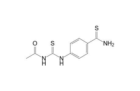 1-acetyl-2-thio-3-[p-(thiocarbamoyl)phenyl]urea