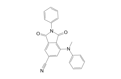 6-Cyano-4-(N-methylanilino)-N-phenylphthalimido