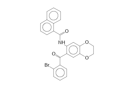 N-[7-(2-bromobenzoyl)-1,4-benzodioxin-6-yl]-1-naphthamide