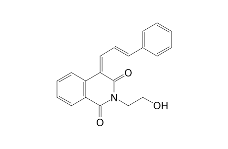 (Z)-2-(2-Hydroxyethyl)-4-((E)-3-phenylallylidene)isoquinoline-1,3(2H,4H)-dione