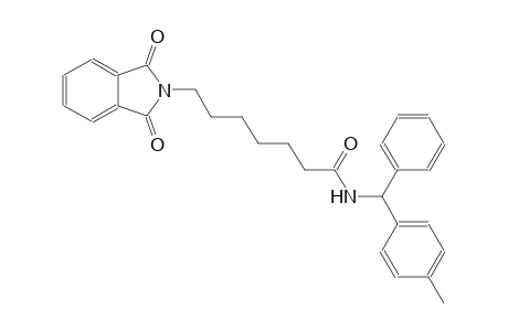 7-(1,3-dioxo-1,3-dihydro-2H-isoindol-2-yl)-N-[(4-methylphenyl)(phenyl)methyl]heptanamide