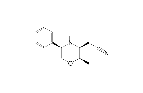 [(2R,3S,5R)-2-Methyl-5-phenylmorpholin-3-yl]acetonitrile