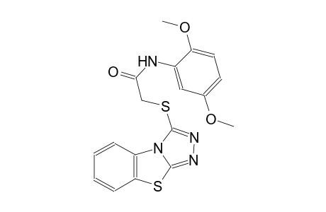 acetamide, N-(2,5-dimethoxyphenyl)-2-([1,2,4]triazolo[3,4-b]benzothiazol-3-ylthio)-