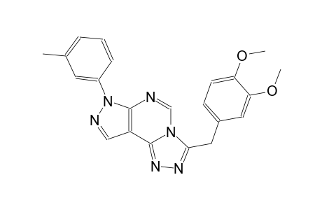 3-(3,4-dimethoxybenzyl)-7-(3-methylphenyl)-7H-pyrazolo[4,3-e][1,2,4]triazolo[4,3-c]pyrimidine
