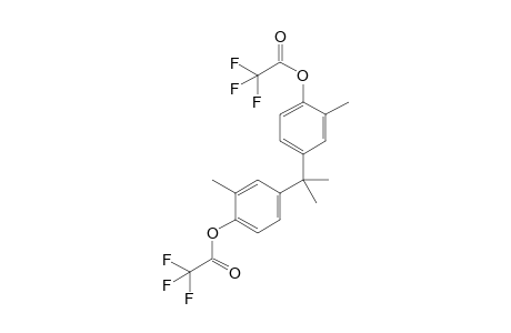 4,4'-(propane-2,2-diyl)bis(2-methyl-4,1-phenylene) bis(2,2,2-trifluoroacetate)