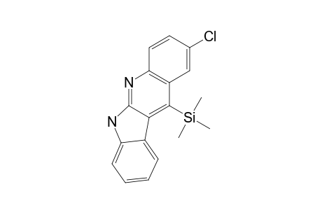 2-CHLORO-11-TRIMETHYLSILYL-6H-INDOLO-[2,3-B]-QUINOLINE