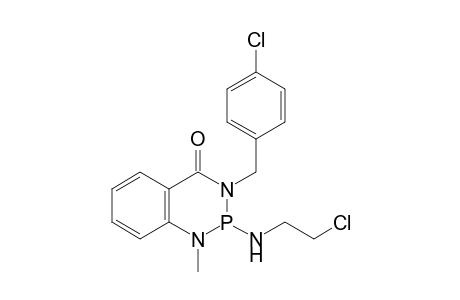 3-(4-Chlorobenzyl)-2-(2-chloroethylamino)-1-methyl-2,3-dihydrobenzo[d][1,3,2]diazaphosphinin-4(1H)-one