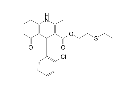 3-quinolinecarboxylic acid, 4-(2-chlorophenyl)-1,4,5,6,7,8-hexahydro-2-methyl-5-oxo-, 2-(ethylthio)ethyl ester