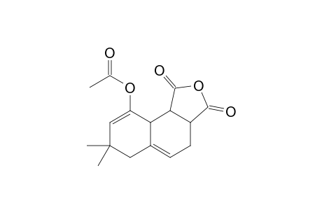 7,7-Dimethyl-1,3-dioxo-1,3,3a,4,6,7,9a,9b-octahydro-benzo[e]isobenzofuran-9-yl acetate