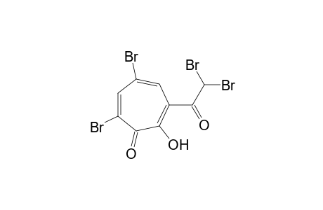 3,5-Dibromo-7-(2,2-dibromo-1-oxoethyl)-2-hydroxy-1-cyclohepta-2,4,6-trienone