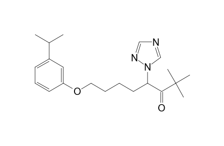 3-Octanone, 2,2-dimethyl-8-[3-(1-methylethyl)phenoxy]-4-(1H-1,2,4-triazol-1-yl)-
