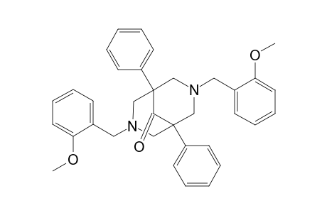 1,5-Diphenyl-3,7-di(2-methoxybenzyl)-3,7-diazabicyclo[3.3.1]nonan-9-one