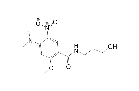 benzamide, 4-(dimethylamino)-N-(3-hydroxypropyl)-2-methoxy-5-nitro-