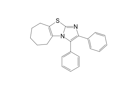 2,3-Diphenyl-5,6,7,8-tetrahydro-5H-cyclohepta[d]imidazo[2,1-b]thiazole