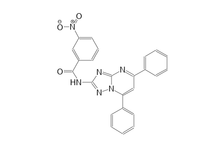 N-(5,7-diphenyl[1,2,4]triazolo[1,5-a]pyrimidin-2-yl)-3-nitrobenzamide