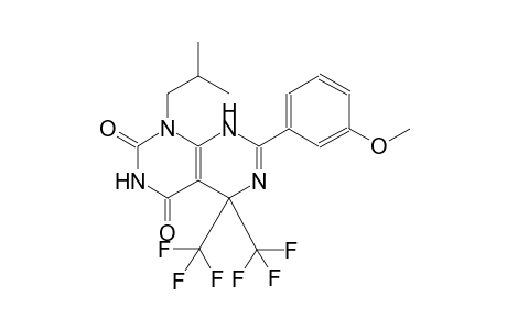 1-isobutyl-7-(3-methoxyphenyl)-5,5-bis(trifluoromethyl)-5,8-dihydropyrimido[4,5-d]pyrimidine-2,4(1H,3H)-dione
