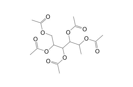 1,2,3,4,5-Penta-O-acetyl-6-deoxyhexitol