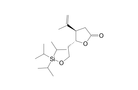 (R*,R*)-3-(Methethenyl)-4-[2-[[tris(methylethyl)silyl]oxy]ethyl]-dihydrofuran-2-one