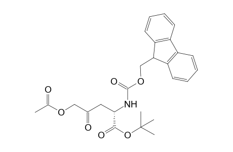 (2S)-5-acetoxy-2-(9H-fluoren-9-ylmethoxycarbonylamino)-4-keto-valeric acid tert-butyl ester