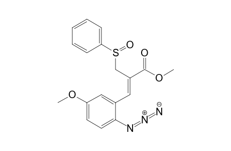 (Z)-Methyl 3-(2-azido-5-methoxyphenyl)-2-(phenylsulfinylmethyl)propenoate