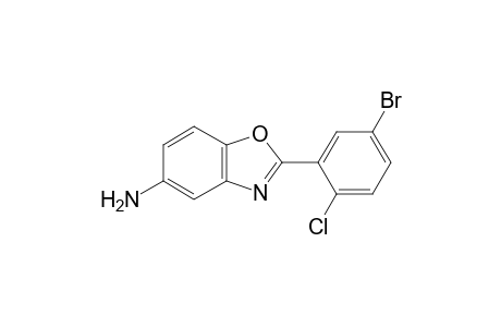 1,3-Benzoxazol-5-amine, 2-(5-bromo-2-chlorophenyl)-