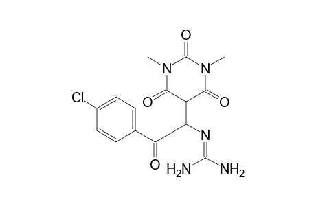 2-[2-(4-Chlorophenyl)-1-(1,3-dimethyl-2,4,6-trioxohexahydropyrimidin-5-yl)-2-oxo]ethylguanidi-ne