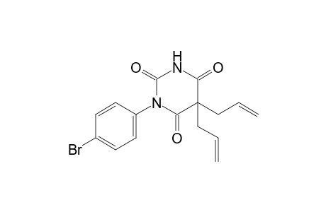1-(p-bromophenyl)-5,5-diallylbarbituric acid