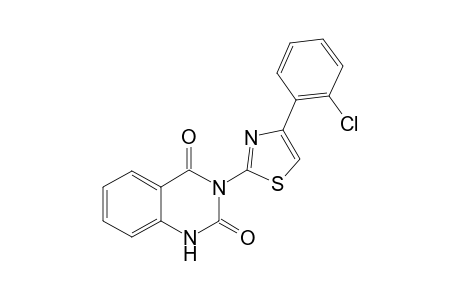 3-[4-(2-chlorophenyl)-1,3-thiazol-2-yl]-1H-quinazoline-2,4-dione