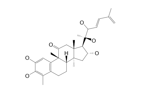 29-NOR-1,2,3,4,5,10-DEHYDRO-3,16-ALPHA,20R,22-XI-TETRAHYDROXY-11-OXOCUCURBIT-23-ENE