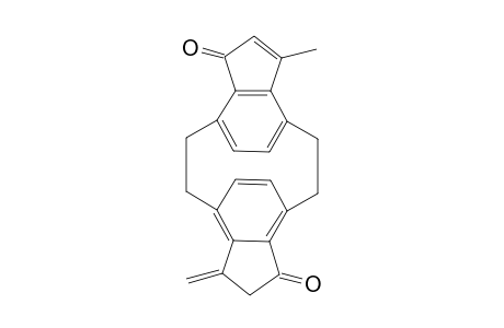 anti-19-Methyl-23-methylene[2.2]indano-18-enophane-17,21-dion